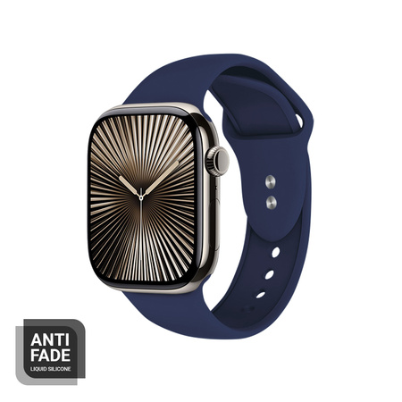 Crong Liquid - Strap for Apple Watch 42/44/45/49 mm (navy blue)