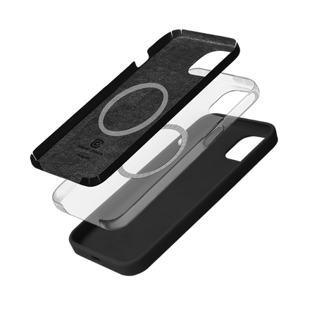 Crong Color Cover Magnetic Case for iPhone 14 / 13 (Black)