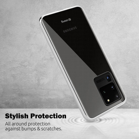 Crong Crystal Slim Cover - θήκη Samsung Galaxy S20 Ultra (Διαφανής)