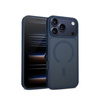 Funda Crong Hybrid Matte Magnetic MagSafe para iPhone 17 Pro Max (azul marino)