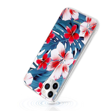 Etui Crong Flower Case do iPhone 11 Pro Kolorowe Plecki Kwiaty Kobiece 03
