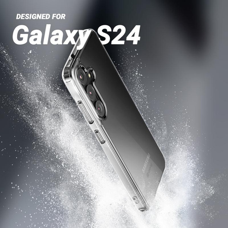 Crong Crystal Shield Cover - Etui Samsung Galaxy S24 (przezroczysty)