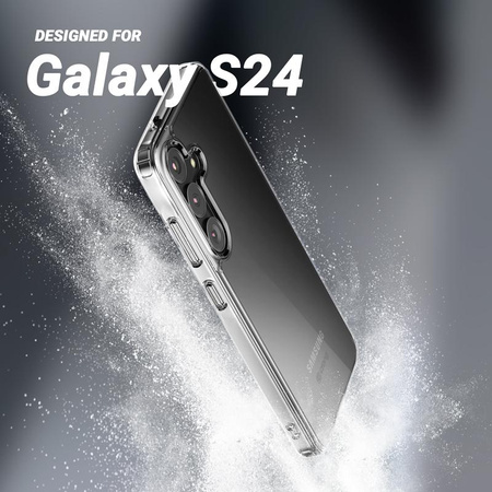 Etui Crong Crystal Shield Cover do Samsung Galaxy S24 Przezroczyste Plecki