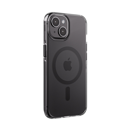 Crong Clear MAG Pro - калъф MagSafe за iPhone 15 (черен)