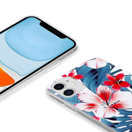 Funda Crong Flower para iPhone 11 (Diseño 03)