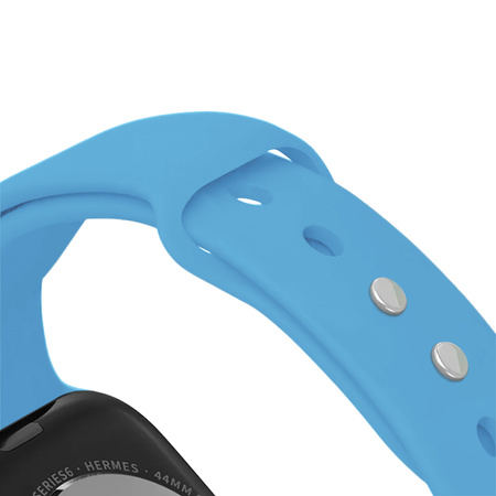 Crong Liquid - Armband für Apple Watch 42/44/45/49 mm (blau)