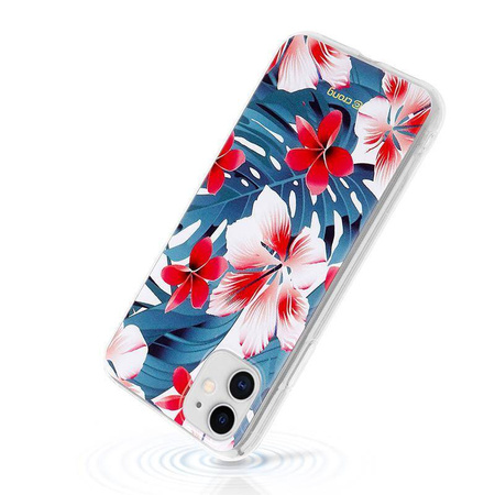 Etui Crong Flower Case do iPhone 11 Kolorowe Plecki Kwiaty Kobiece 03