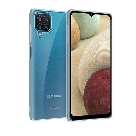 Crong Crystal Slim Cover - Θήκη Samsung Galaxy A12 (Διαφανής)