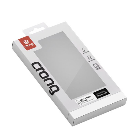 Etui Crong Clear MAG Cover do iPhone Air MagSafe Przezroczyste Plecki