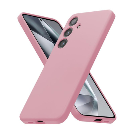 Crong Color Cover - Custodia per Samsung Galaxy S24+ (Rosa)
