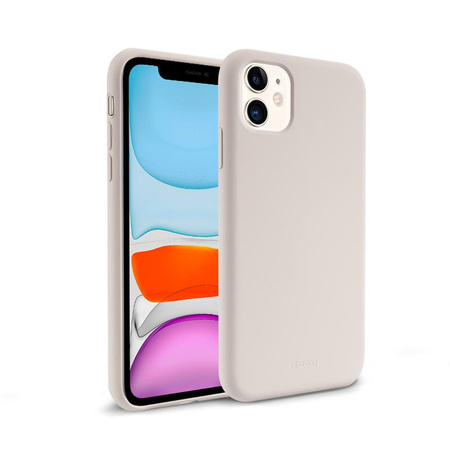 Crong Color Cover - pouzdro pro iPhone 11 (kamenná béžová)