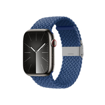 Crong Wave Band - Braided Strap for Apple Watch 42/44/45/49 mm (blue)