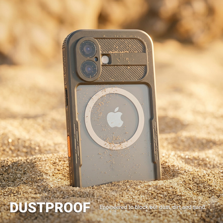 Crong Seal Cover - водоустойчив калъф IP68 за iPhone 17 (черен)