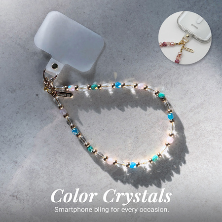 Crong Phone Charm - Přívěsek na šňůrku s telefonem (Color Crystals)