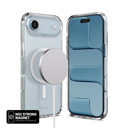 Crong Clear MAG Cover - Etui MagSafe iPhone Air (przezroczysty)