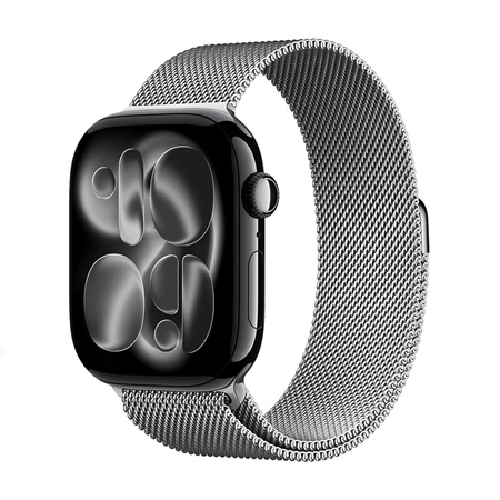 Crong Milano Steel - Cinturino in acciaio inossidabile per Apple Watch 44/45/46/49 mm (argento)