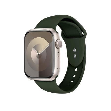 Crong Liquid - Řemínek pro Apple Watch 38/40/41 mm (zelený)