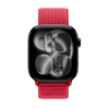 Correa deportiva Crong de nailon para Apple Watch de 38/40/41/42 mm (Red Fusion)