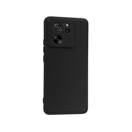 Etui Crong Color Cover do Xiaomi 13T/13T Pro Silikonowe Czarne Plecki