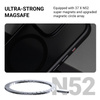 Etui Crong Hybrid Frost MAG Cover do iPhone 15 Pro Max MagSafe Matowe Black