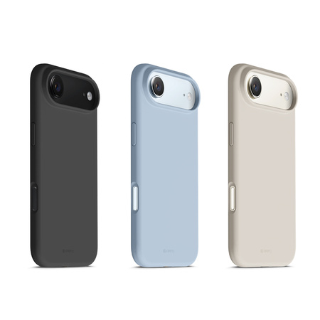 Etui Crong Color Cover Magnetic do iPhone Air MagSafe Silikon Kamienny Beż
