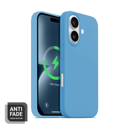 Crong Color Cover Magnetic - pouzdro MagSafe pro iPhone 16 (modré)