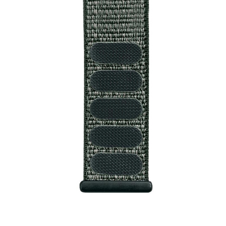 Crong Nylon - Correa deportiva para Apple Watch 38/40/41/42 mm (verde militar)