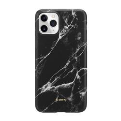 Crong Marble Case - pouzdro pro iPhone 11 Pro (černé)