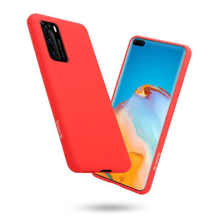 Crong Color Cover - θήκη Huawei P40 (κόκκινο)