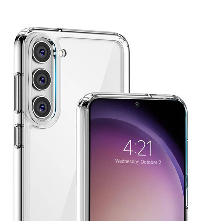 Калъф Crong Crystal Shield - калъф за Samsung Galaxy S23+ (прозрачен)