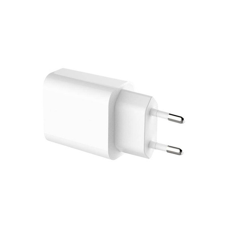 Szybka Ładowarka Sieciowa Crong Travel Charger USB C 20W Kostka Biała