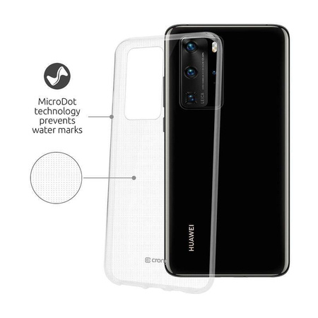 Crong Crystal Slim Cover - θήκη Huawei P40 (Διαφανής)