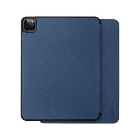 Crong FlexFolio - iPad Air 11" Tasche M3 (2025) / iPad Air 11" M2 (2024) / iPad Air 10.9" (5. - 4. Gen.) / iPad Pro 11" (2022-2021) mit Apple Pencil (blau)
