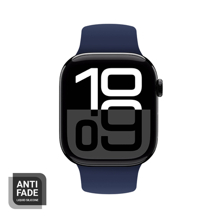 Crong Liquid - Каишка за Apple Watch 44/45/46/49 мм (тъмносин)