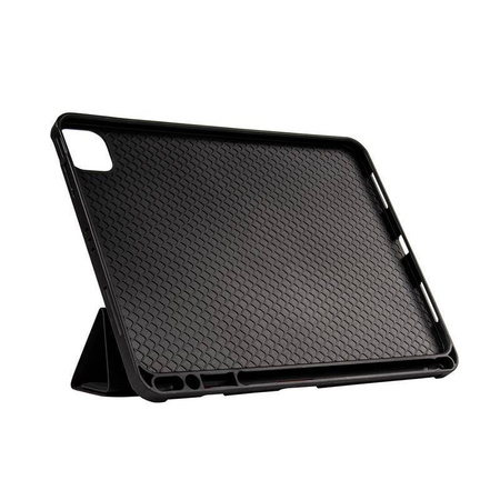 Crong FlexFolio - pouzdro pro iPad Pro 11" (2022-2021) / iPad Air 11" M2 (2024) / iPad Air 10,9" (5.-4. generace).) s Apple Pencil (černá)