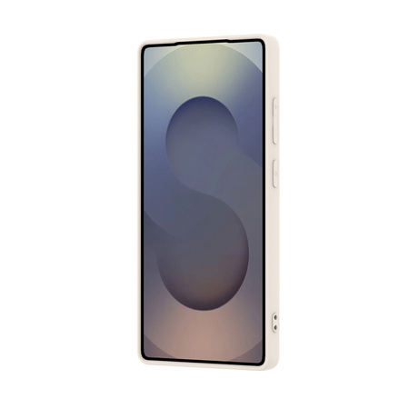 Etui Crong Color Cover do Samsung Galaxy S25 Ultra Silikonowe Beżowe Plecki