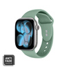 Pasek Crong Liquid do Apple Watch 42/41/40/38 mm Szałwiowy Silikonowy