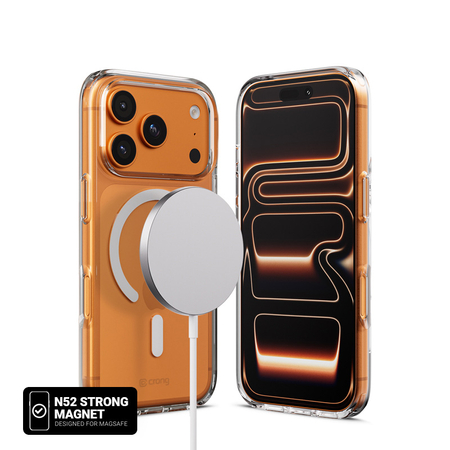 Crong Clear MAG Cover - Калъф MagSafe за iPhone 17 Pro (прозрачен)