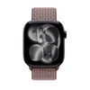 Crong Nylon - Cinturino sportivo per Apple Watch 38/40/41/42 mm (Smokey Mauve)
