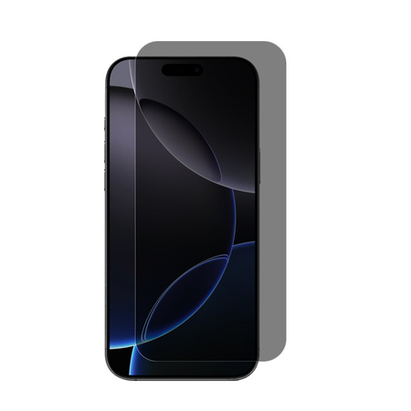 Crong Privacy 3D Armor Glass - Vidrio templado de privacidad para iPhone 17e / 16e / 14 / 13 / 13 Pr
