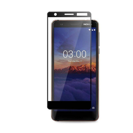 Szkło Crong 7D Nano Flexible Glass do Nokia 3.1 Hybrydowe 9H na Cały Ekran
