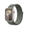 Crong Nylon - Sportovní řemínek pro Apple Watch 42/44/45/49 mm (vojensky zelený)