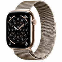 Crong Milano Steel – Cinturino in acciaio inossidabile per Apple Watch 38/40/41/42 mm (Champagne)