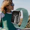 Pasek Crong Melange do Apple Watch 42/41/40/38 mm Turkusowy Melanż Magnetyczny