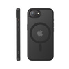 Crong Hybrid Frost MAG Cover - iPhone 17e / 16e MagSafe Case (Black)