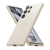 Etui Crong Color Cover do Samsung Galaxy S24 Ultra Silikonowe Beżowe Plecki