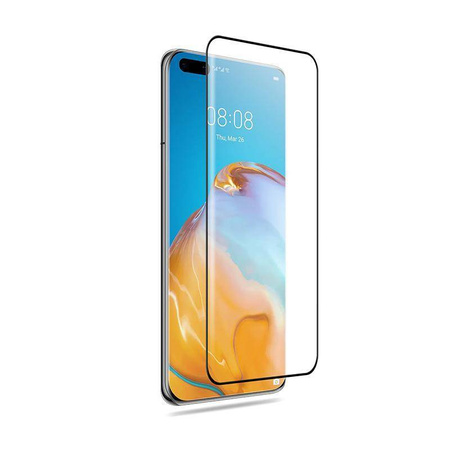 Szkło Hartowane do Huawei P40 Pro Crong 3D Armour Glass 9H Ochronne na Cały Ekran + Ramka Instalacyjna