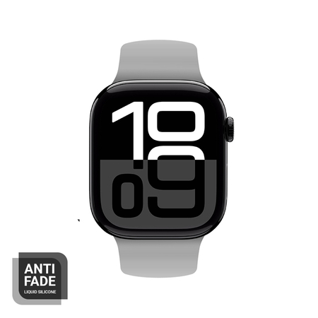 Curea Crong Liquid pentru Apple Watch 44/45/46/49 mm (gri)