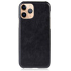 Etui Crong Essential Cover do iPhone 11 Pro Skórzane Czarne Plecki