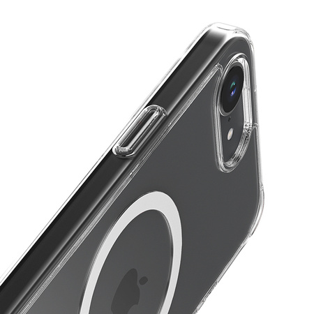 Funda transparente Crong MAG - Funda MagSafe para iPhone 16e (transparente)